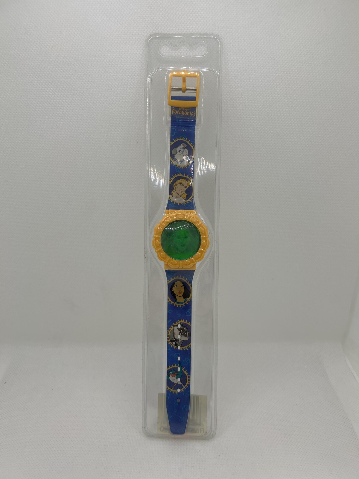 Disney Pocahontas Watch Fantasma Sealed Vintage NOS Meeko Flit Blue Band Disney Pocahontas Watch Fantasma Sealed Vintage NOS Meeko Flit Blue Band