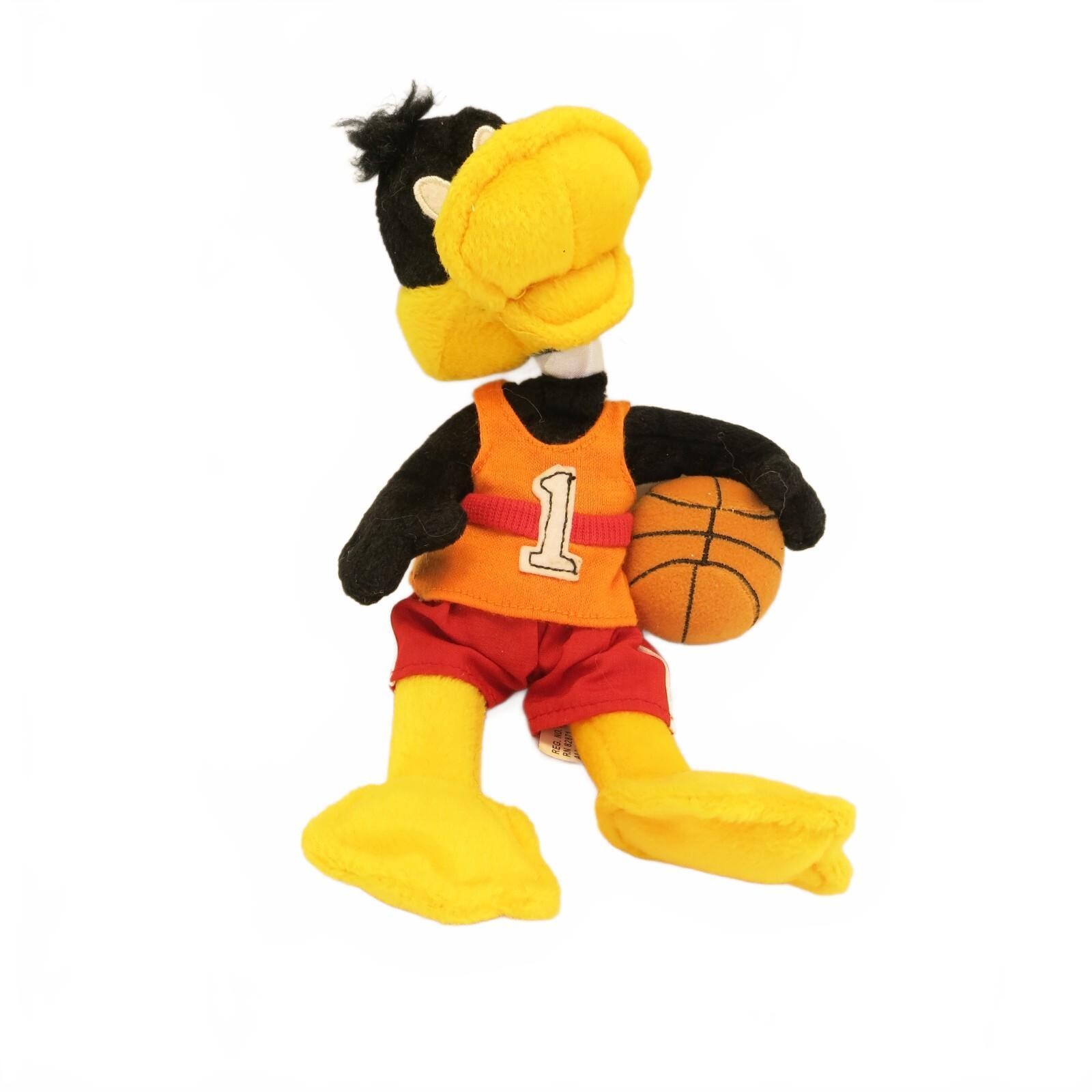 Vintage Warner Bros Studio Store 2000 Daffy Duck Basketball Plush Space Jam 10” Vintage Warner Bros Studio Store 2000 Daffy Duck Basketball Plush Space Jam 10”
