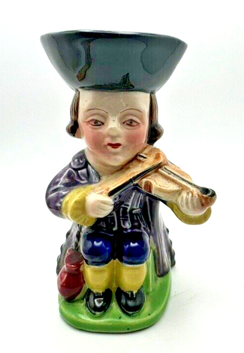 Vintage Japan Toby Mug Violin Player 5.25\