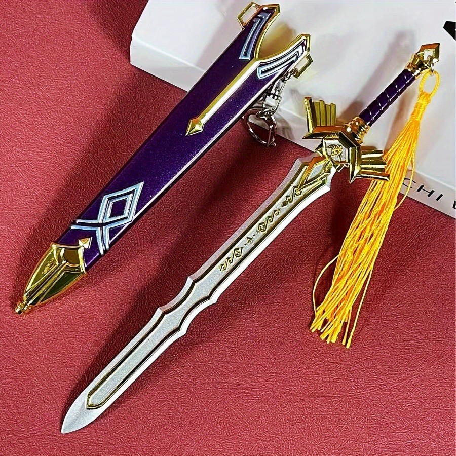 8.6inch Metal Zelda Katana Ainme Sword Figure Mini Sabre Figure Ninja Knife Gift