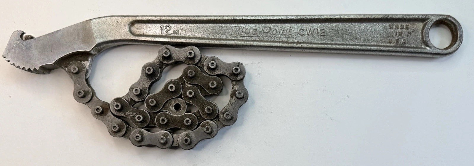 Vintage Blue - Point Tools  CW12A Chain Wrench 12\