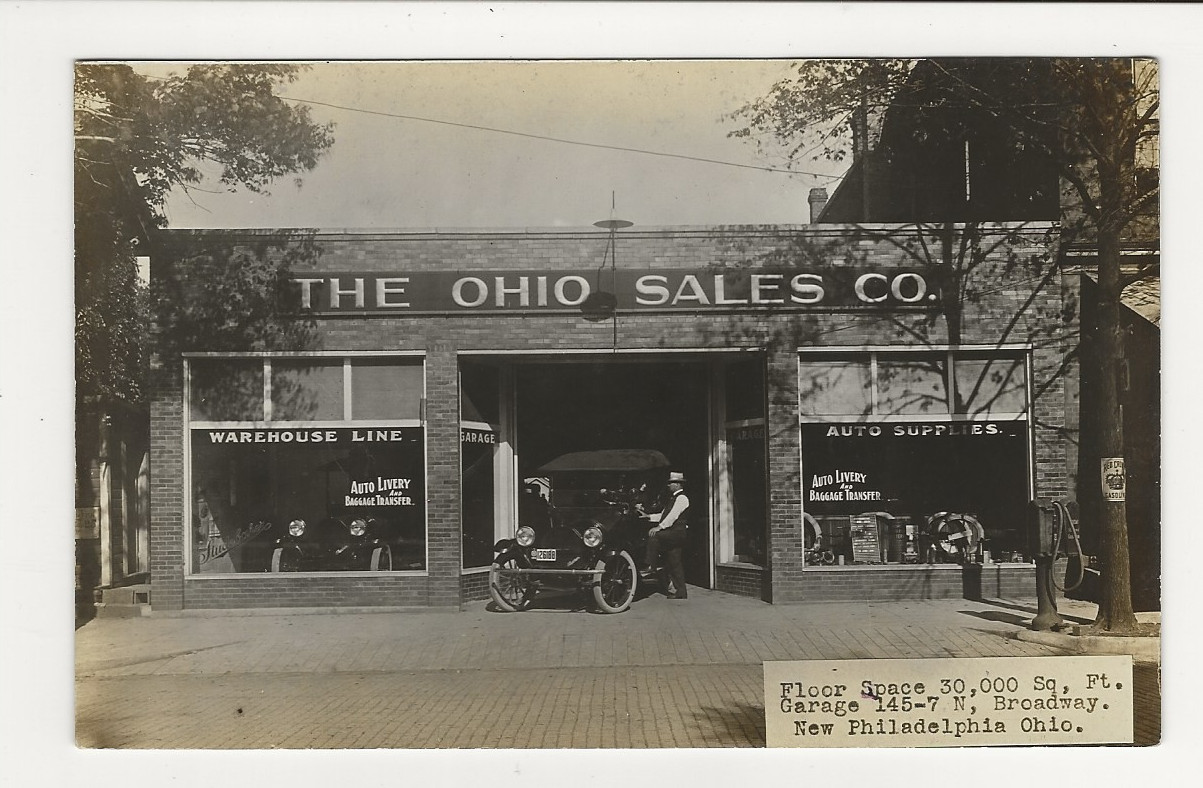 Outstanding Circa 1910 RPPC - THE OHIO SALES CO., New Philadelphia, O. - AUTOS Outstanding Circa 1910 RPPC - THE OHIO SALES CO., New Philadelphia, O. - AUTOS