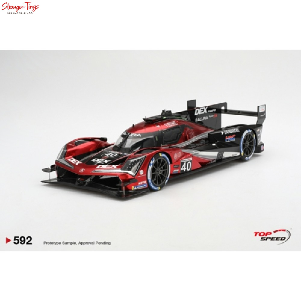 Top Speed 592 - 1/18 Acura ARX-06 Gtp NO.40 Wayne Taylor Andretti Imsa Sebring
