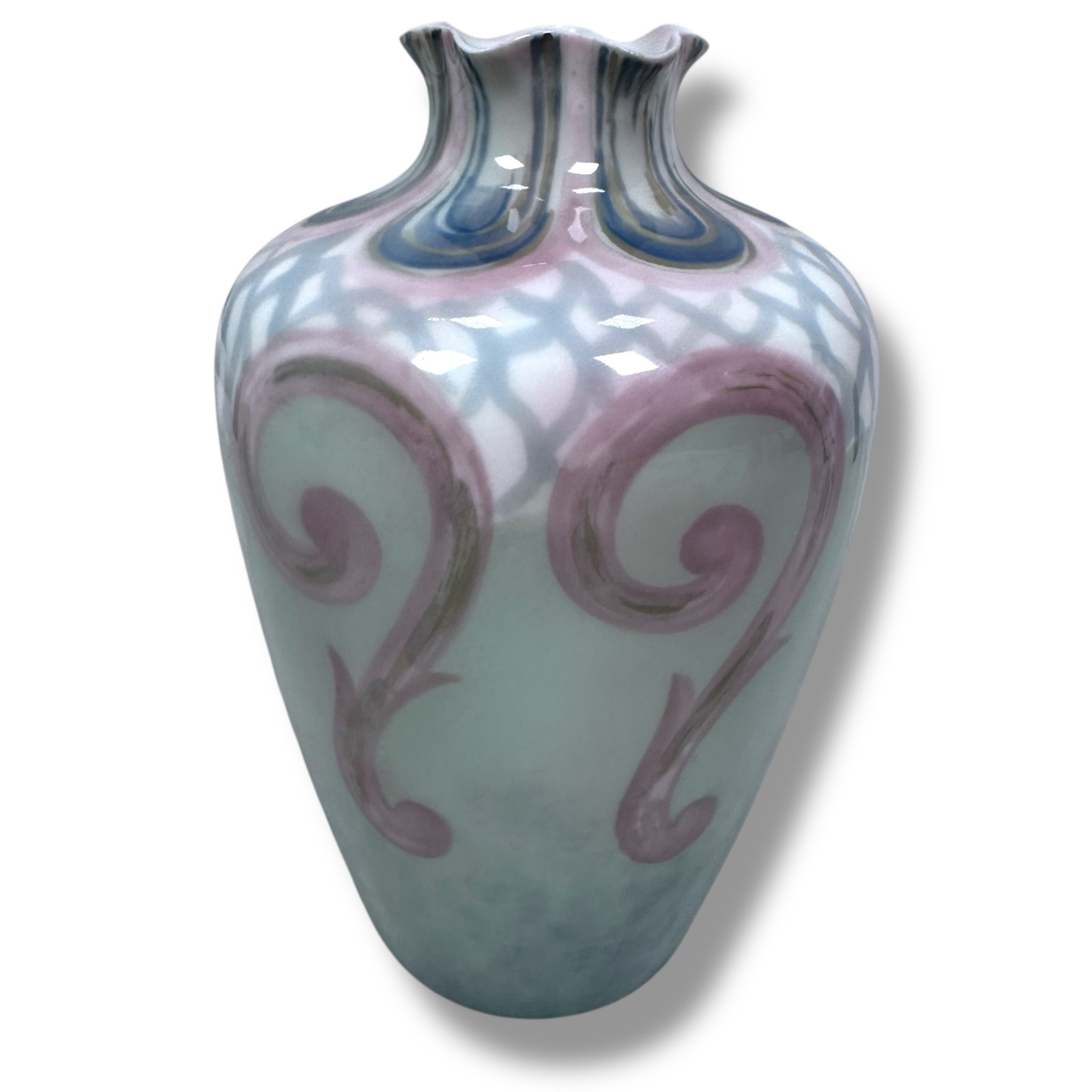 Antique Rosenthal Art Nouveau Hand Painted Porcelain Vase 5.75