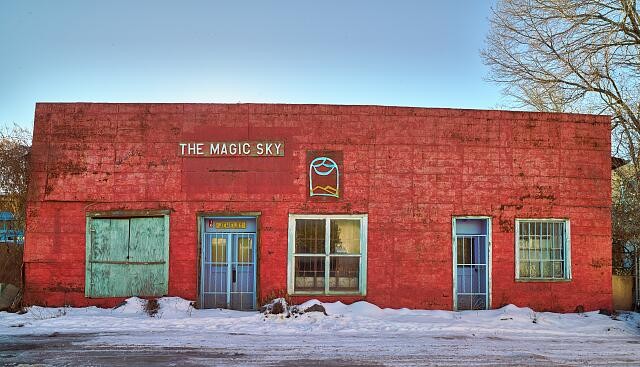 Ranchos de Taos New Mexico The Magic Sky Art Gallery 1900s Storefront
