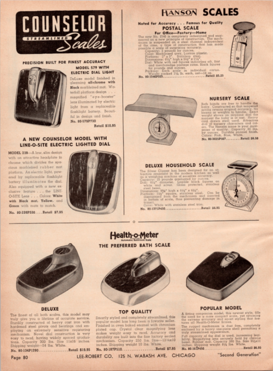 Vintage 1950s Scales Freezers Furniture Magazine Ad Black White Print Vintage 1950s Scales Freezers Furniture Magazine Ad Black White Print