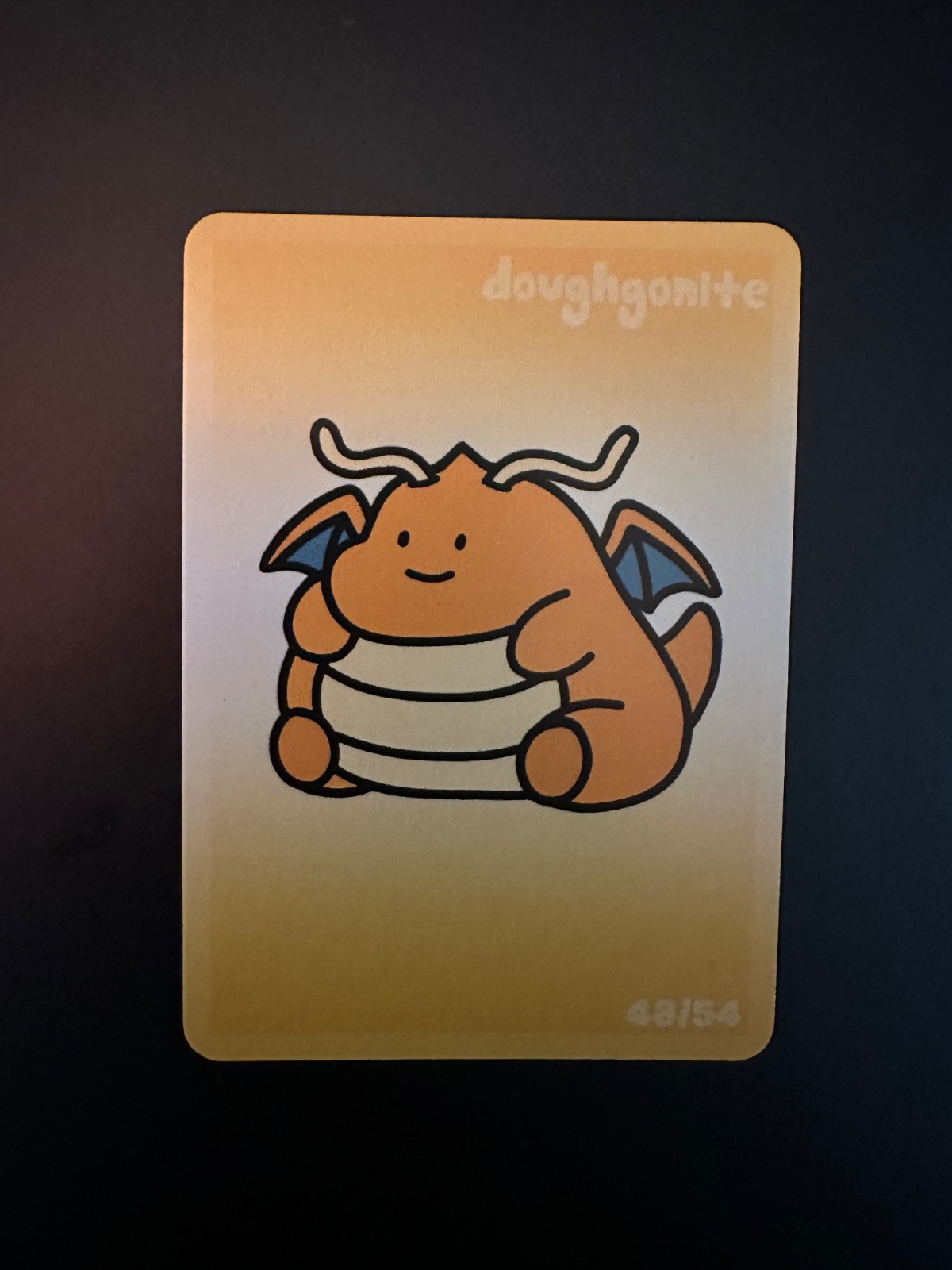 Pudgemon 1st Edition doughgonite 48/54 Puffy Parody (Dragonite) Pudgemon 1st Edition doughgonite 48/54 Puffy Parody (Dragonite)