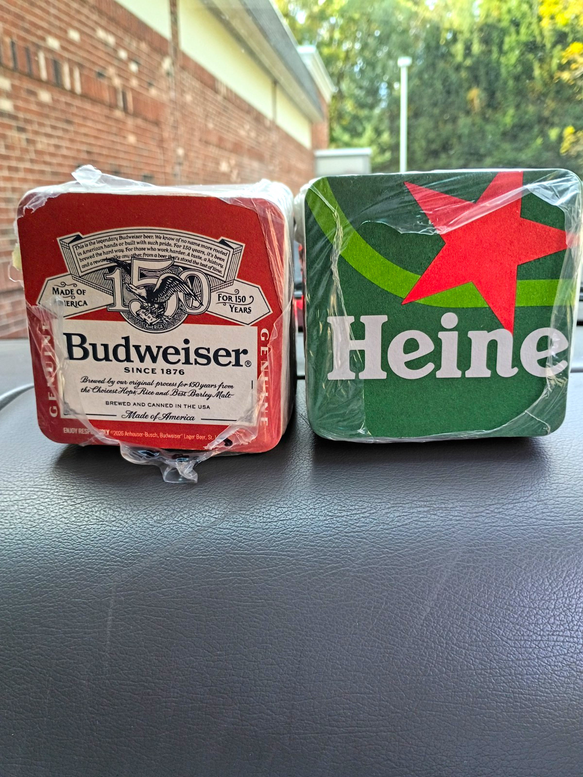 Budweiser & Heineken Breweriana Collectible Beer Coaster Lot - 2 Packs Budweiser & Heineken Breweriana Collectible Beer Coaster Lot - 2 Packs