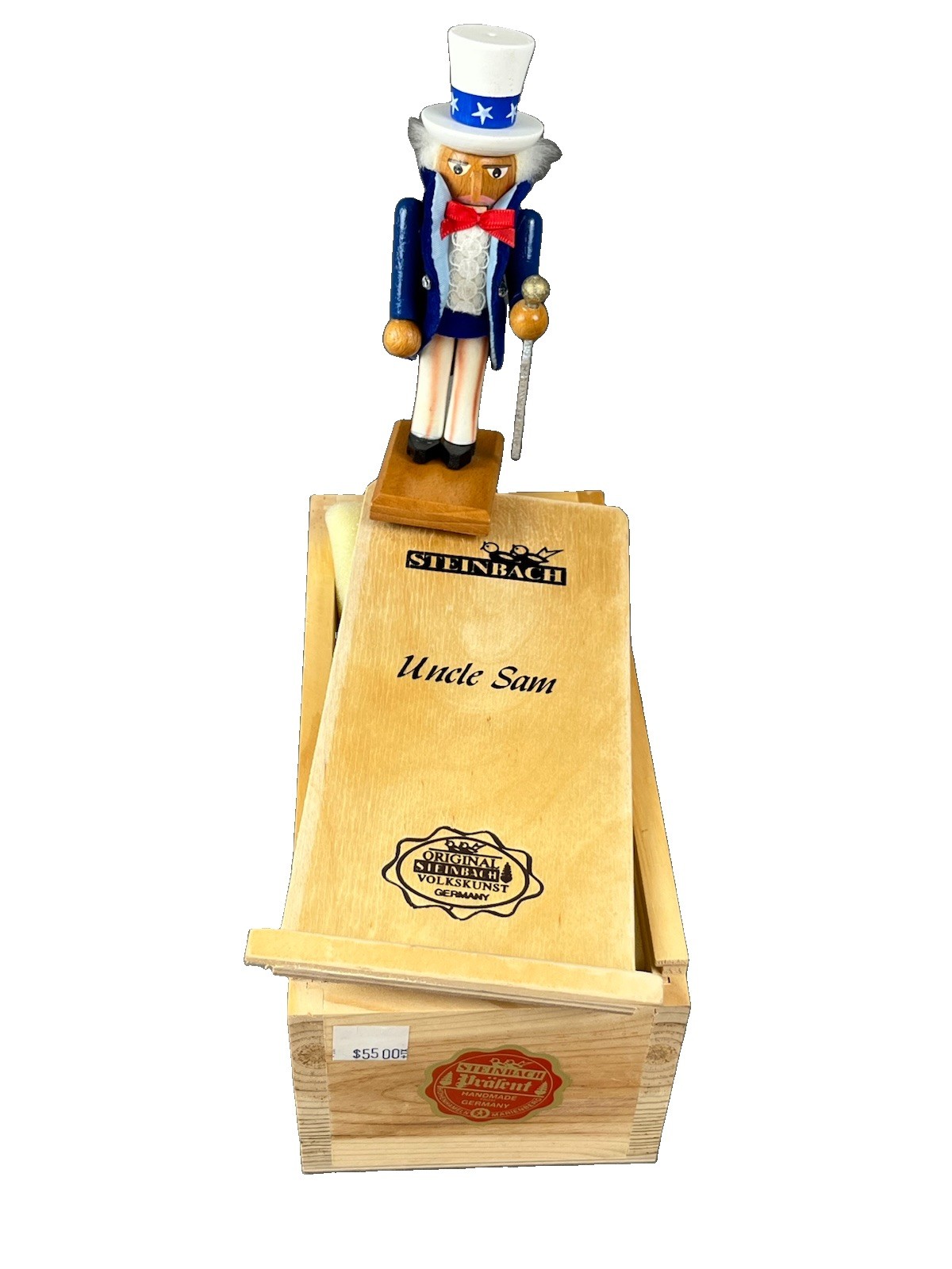 Steinbach Mini Nutcracker UNCLE SAM - new in box