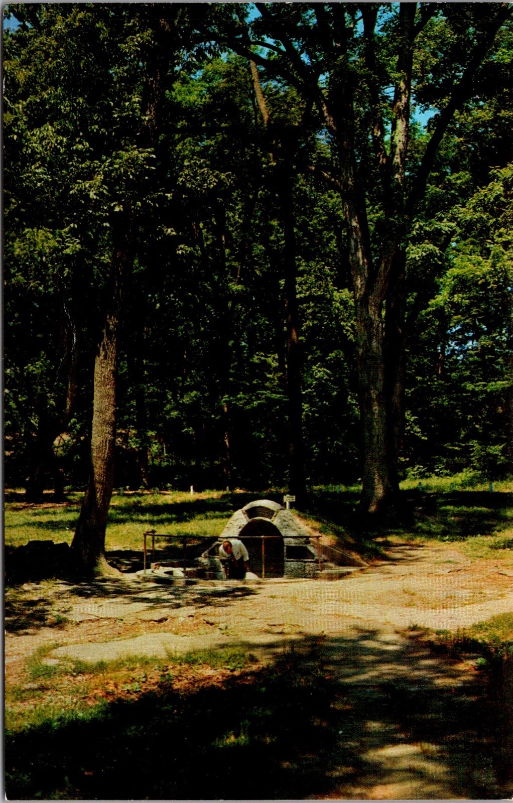 Spanglers Spring Gettysburg Pennsylvania Historic Water Source Vintage Postcard