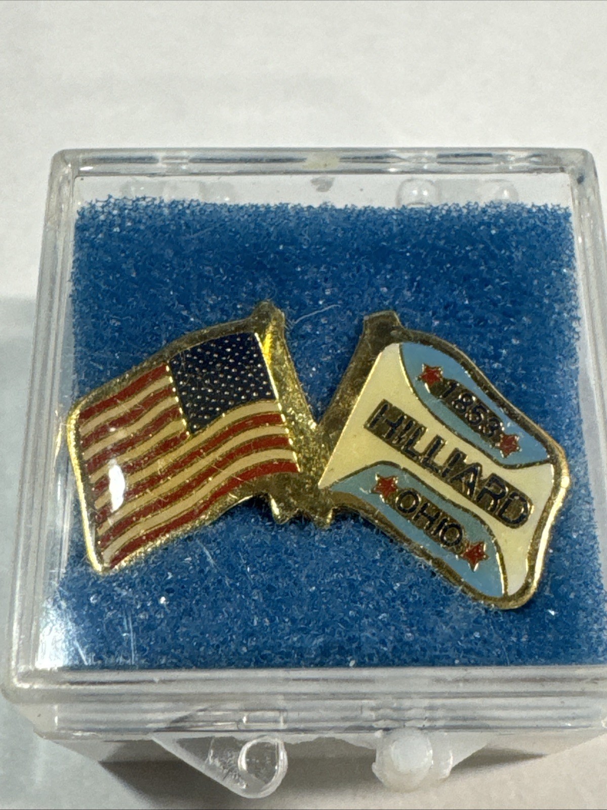 Hilliard Ohio 1853 - United States Flag Pin Hilliard Ohio 1853 - United States Flag Pin