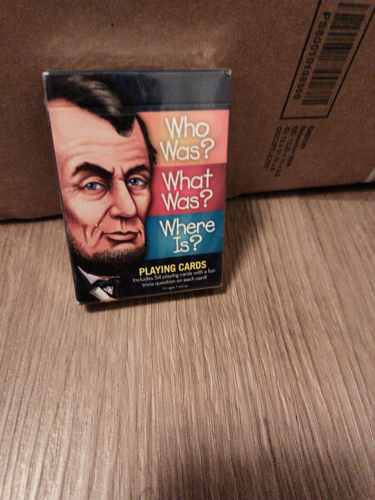 Who Was? What Was? Where Is? History Trivia Themed Playing Cards (New/Sealed) Who Was? What Was? Where Is? History Trivia Themed Playing Cards (New/Sealed)