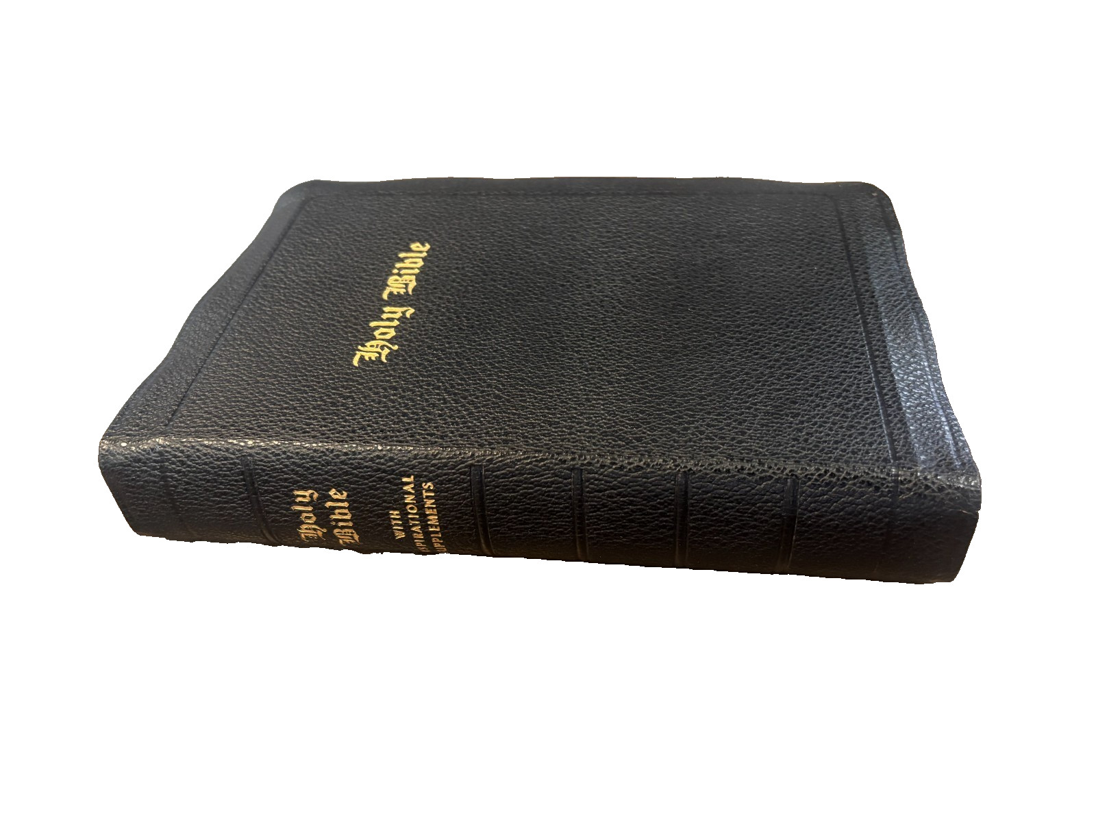 1946 Holy Bible with inspirational Supplements Christian Red Letter Excellent