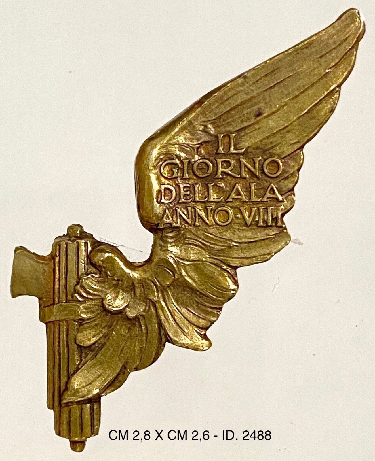 REGIA AERONAUTICA GIORNO DELL’ALA A.VIII° 1930 DISTINTIVO PROPAGANDA VENTENNIO REGIA AERONAUTICA GIORNO DELL’ALA A.VIII° 1930 DISTINTIVO PROPAGANDA VENTENNIO