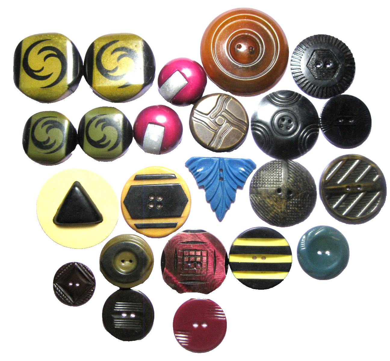 Vintage 1920/30\'s Buttons Celluloid Tight Top,Wafers,Casein,Art Deco 14/16\ Vintage 1920/30\'s Buttons Celluloid Tight Top,Wafers,Casein,Art Deco 14/16\