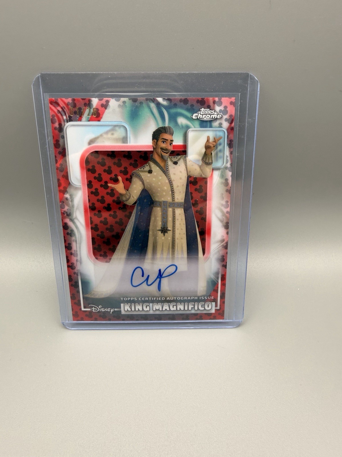 Topps 2026 Disney Chrome King Magnifico Autograph Chris Pine Auto /28