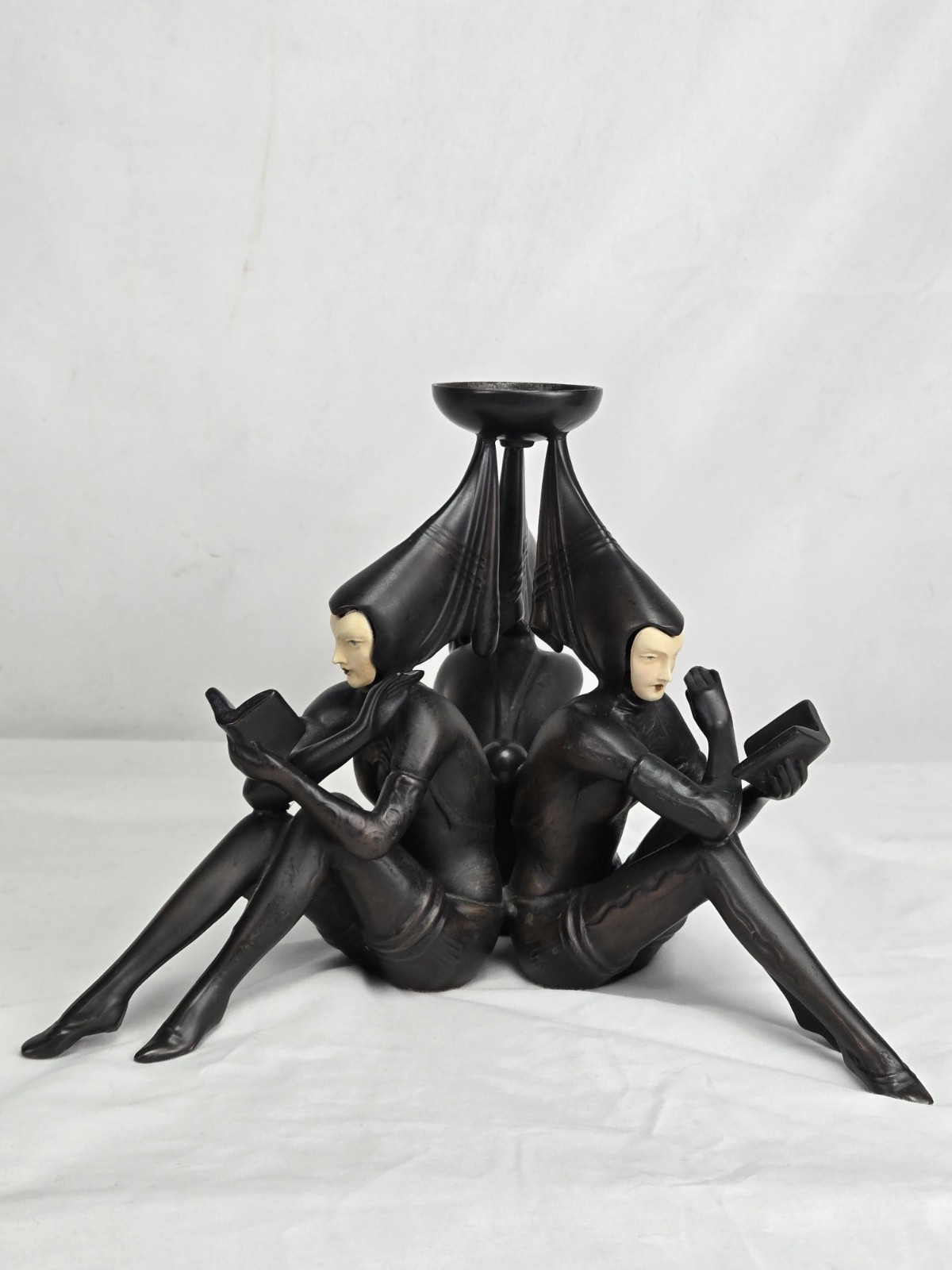 J.B. Hirsch Gerdago Heavy Sculpture 3 Girls Reading Books