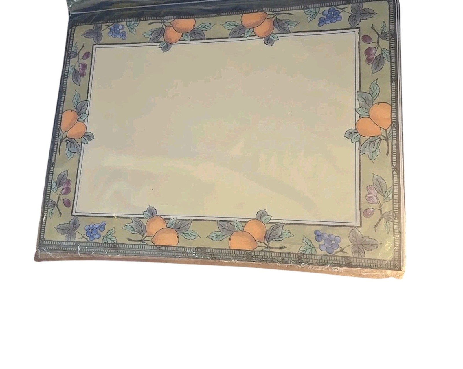 VTG Mikasa Garden Harvest Paper Placemat Set Of 13 Made in Germany 