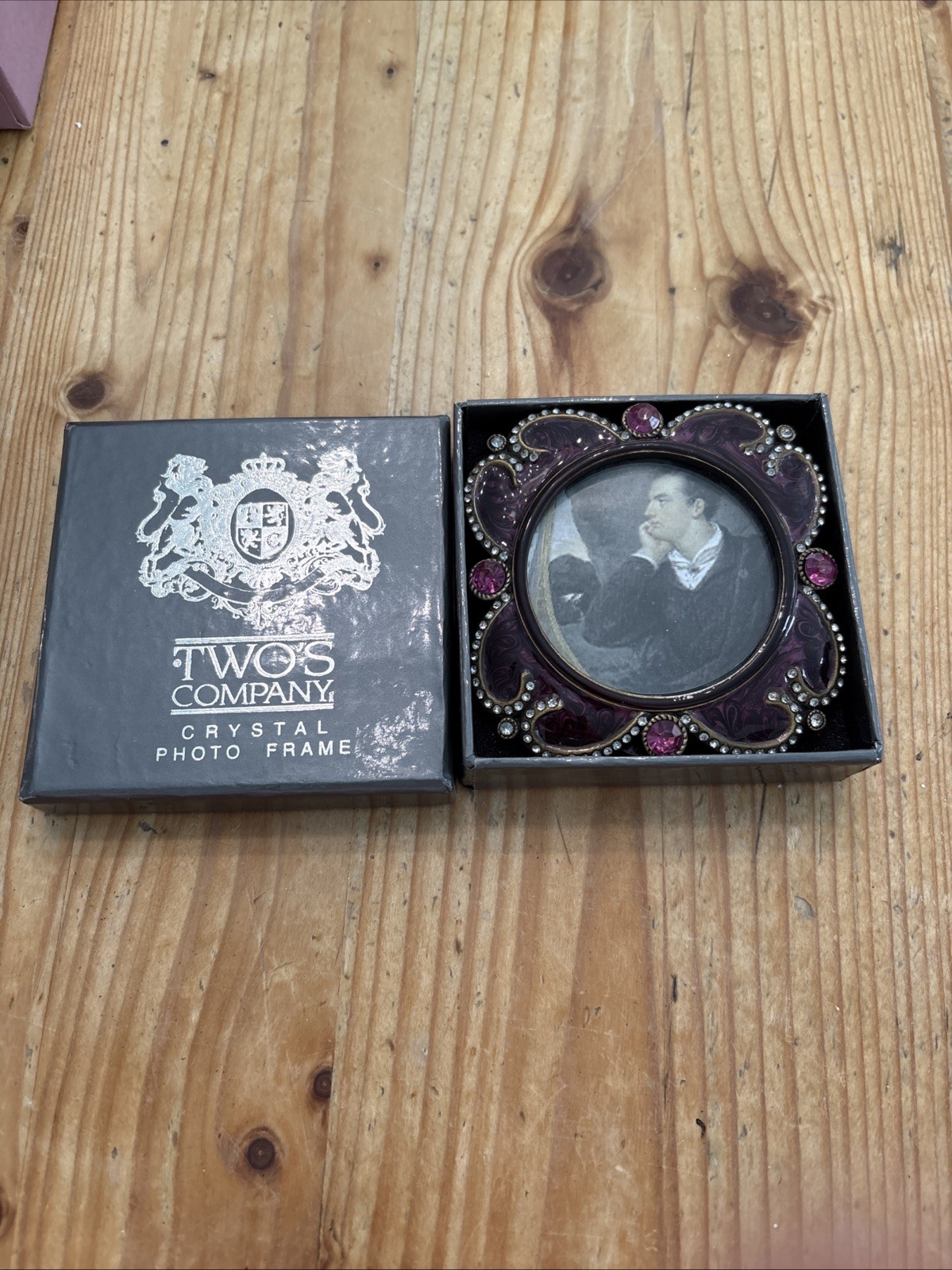 Two’s Company Crystal Photo Frame