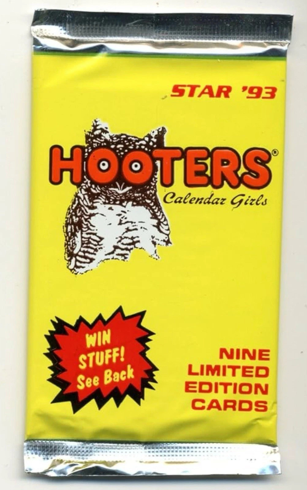 1993 Hooters Trading Card Pack Factory Sealed Vintage Adult Collectible