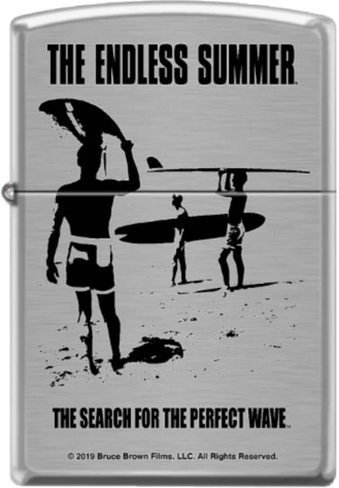 Endless Summer - Brushed Chrome Zippo Lighter Endless Summer - Brushed Chrome Zippo Lighter