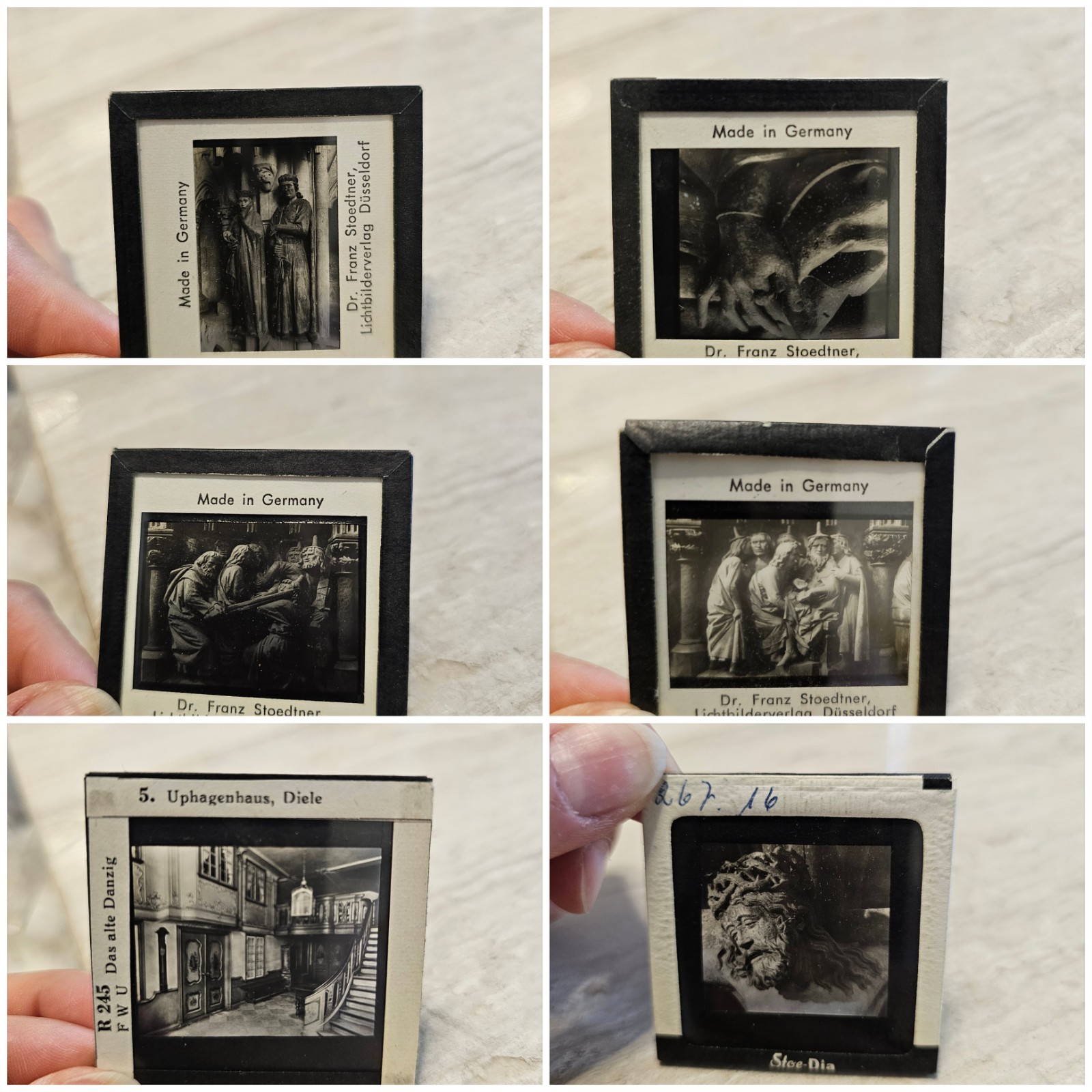 Vintage German Lantern Slides - Dr. Franz Stoedtner-Medieval Art & History FWU