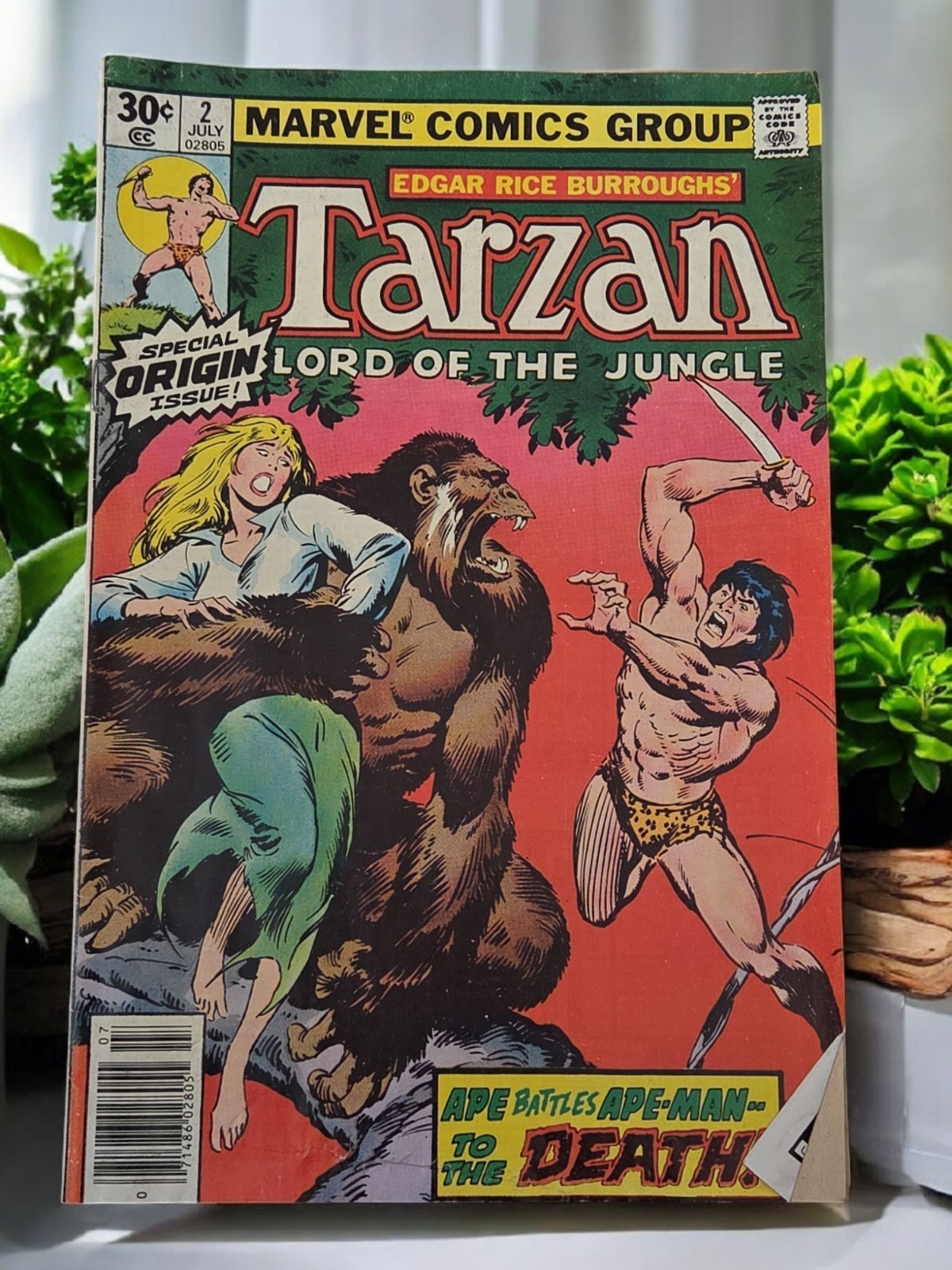 Tarzan #2 (Marvel Comics, 1977) Book Vintage