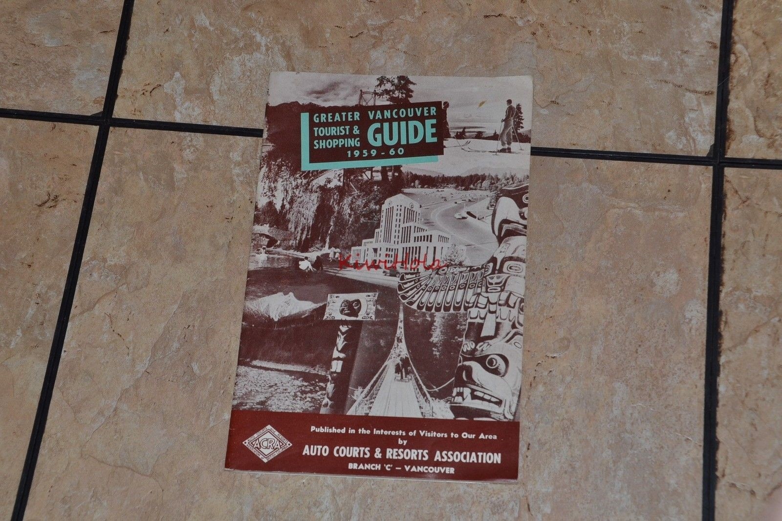 Vintage Brochure Greater Vancouver Tourist Guide 1959-60 Canada Vintage Brochure Greater Vancouver Tourist Guide 1959-60 Canada