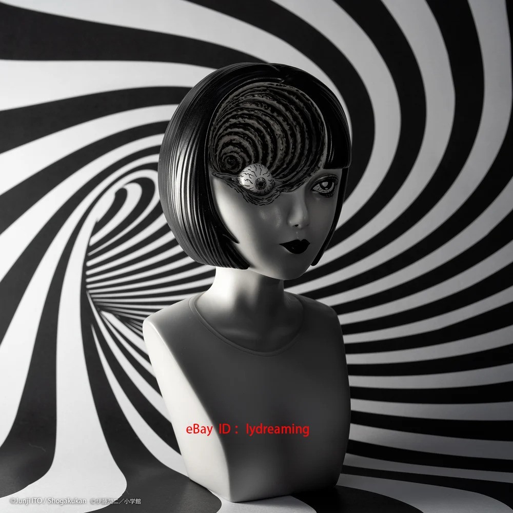 unbox Uzumaki JUNJI ITO Azami Kurotani Sofbi Figure Monochrome Ver. Limited 8
