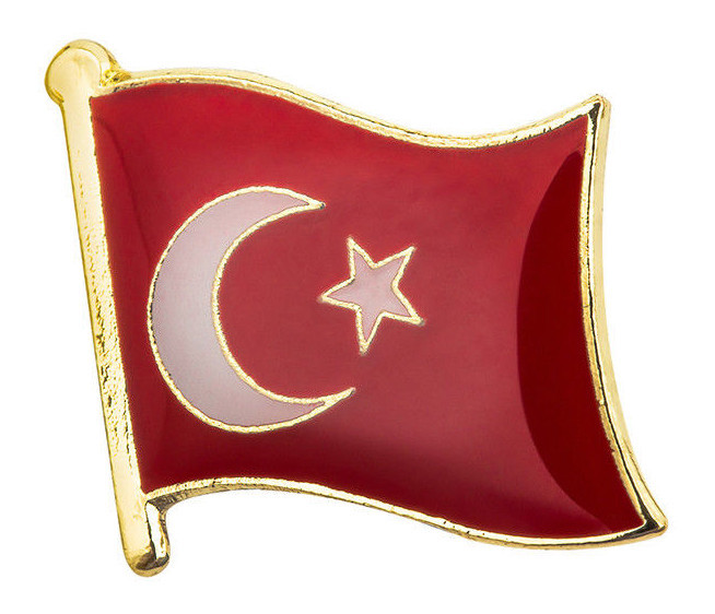 TURKEY Flag Lapel Pin Badge