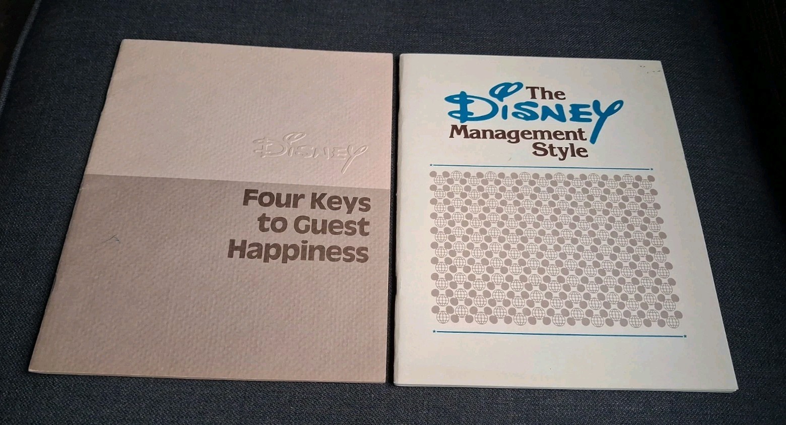 Vintage 1970s The Disney Management Style & Guest Happiness Cast Member Booklet 