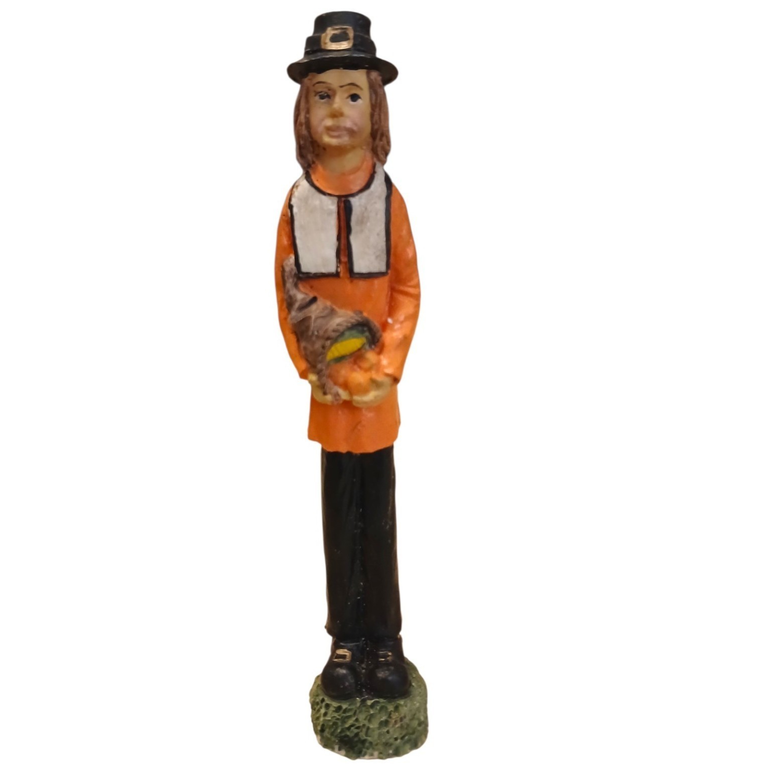 Vintage Style Pilgrim Man Thanksgiving Harvest Figurine 6