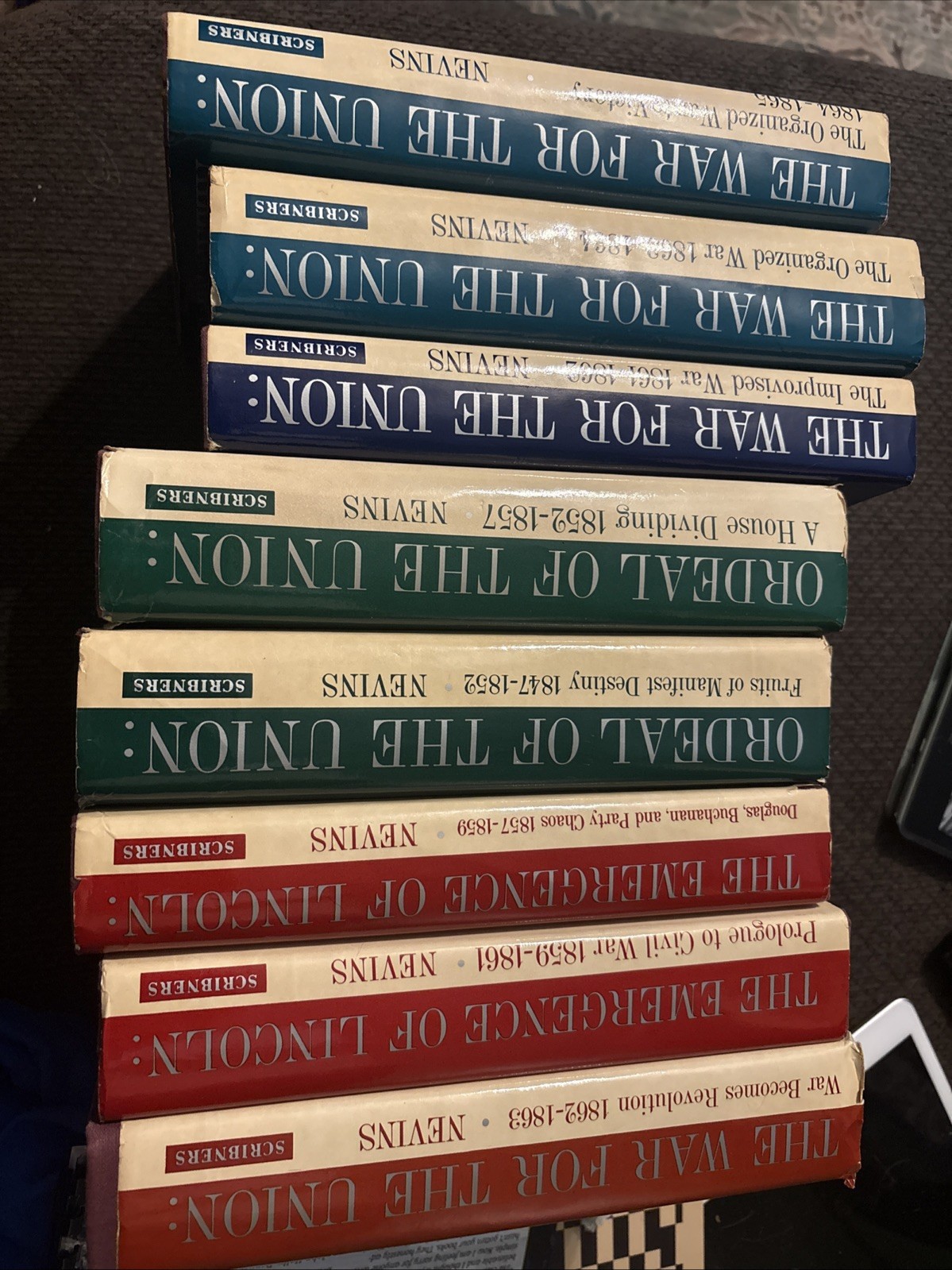 The War for the Union 8-Volume Set Hardcover-Ex-Libres-Allan Nevins-Good Cond. The War for the Union 8-Volume Set Hardcover-Ex-Libres-Allan Nevins-Good Cond.