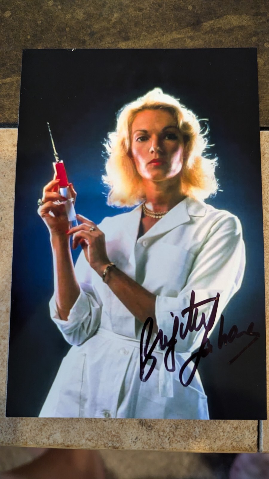 BRIGITTE LAHAIE Authentic Hand Signed Autograph 4X6 Photo Guaranteed Authentic BRIGITTE LAHAIE Authentic Hand Signed Autograph 4X6 Photo Guaranteed Authentic