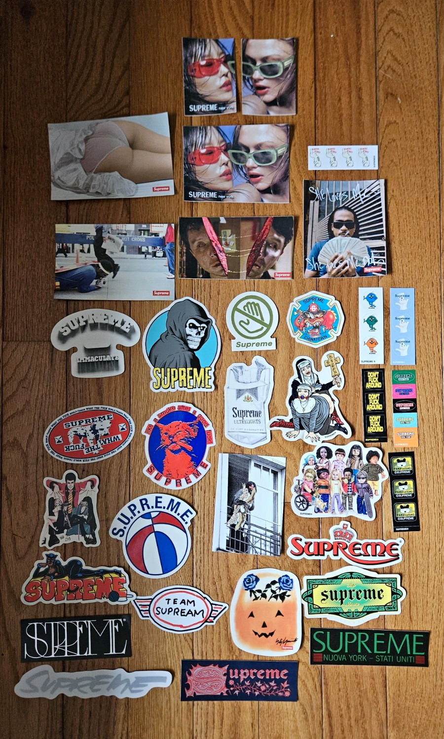 SUPREME Sticker Lot