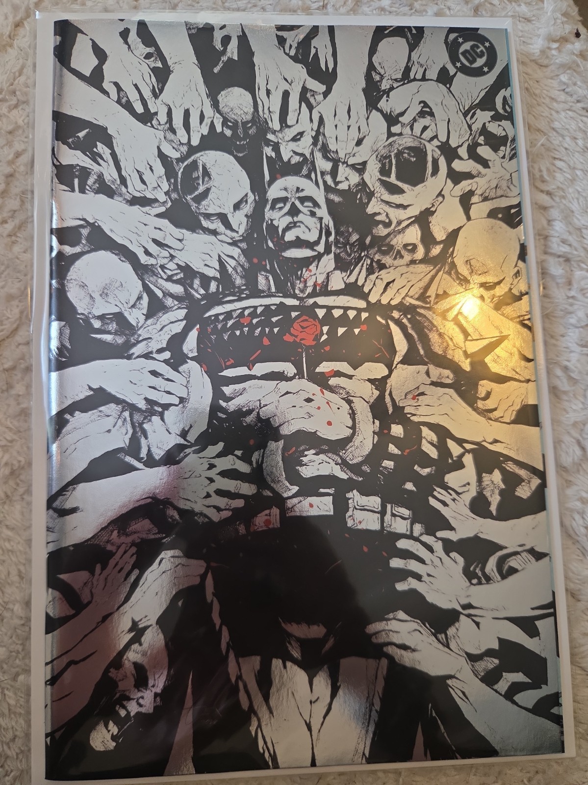 ABSOLUTE BATMAN #23 DEXTER SOY BTC/AQ SILVER FOIL VARIANT LTD 750 W/COA AUG 2026