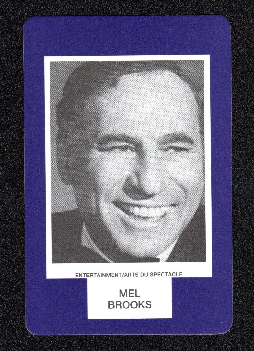 Mel Brooks Director 1993 Face To Face Game Card Canadian Issue