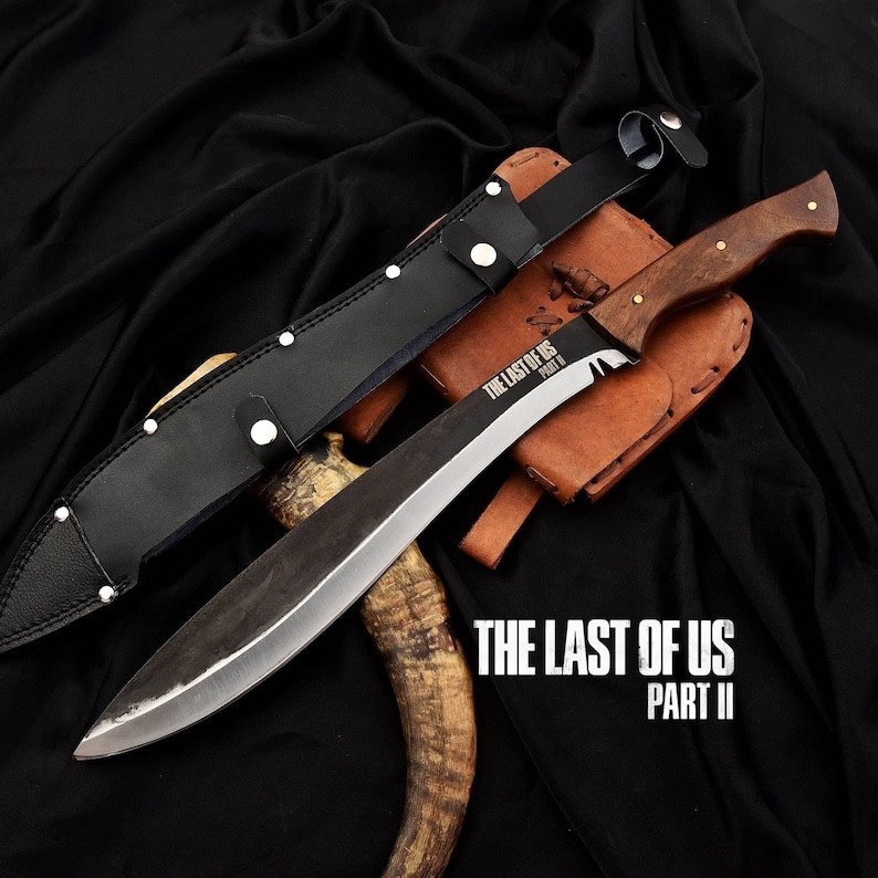 The Last of Us Part II Ellie Machete Replica | TLoU 2 Inspired Handmade Display The Last of Us Part II Ellie Machete Replica | TLoU 2 Inspired Handmade Display