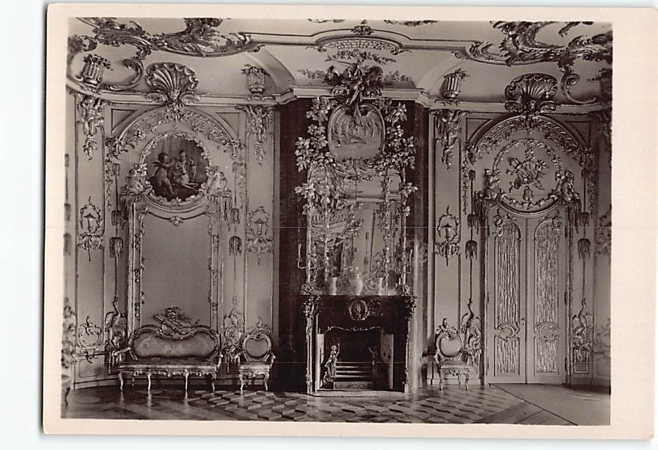 Postcard Silbersalon Neues Palais Potsdam Germany