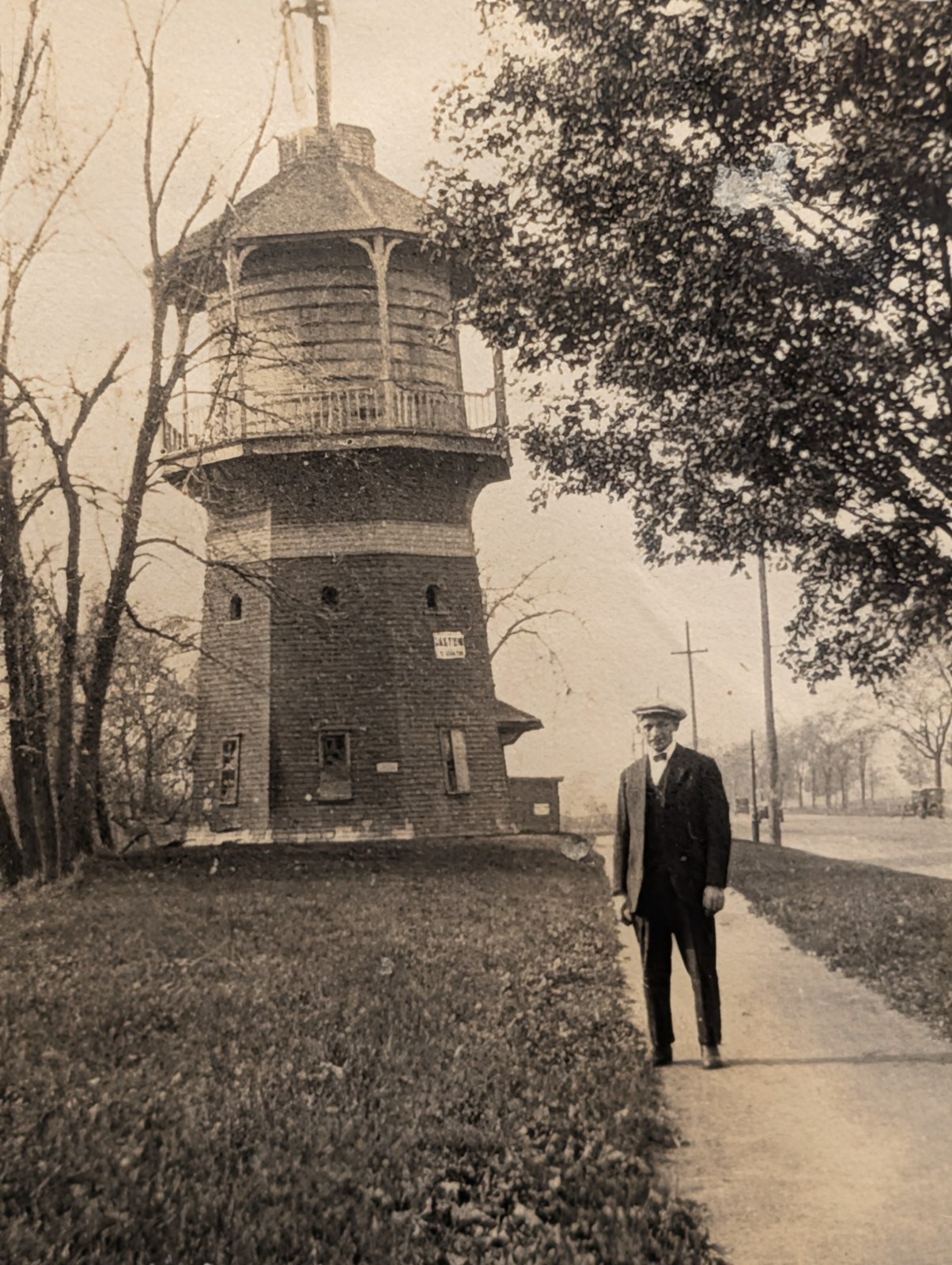 antique Early water tower architecture photo antique Early water tower architecture photo