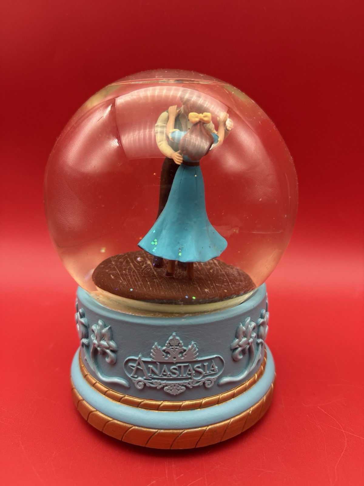 RARE San Francisco Music Box Anastasia Musical Snow Globe Waterglobe 1997 READ
