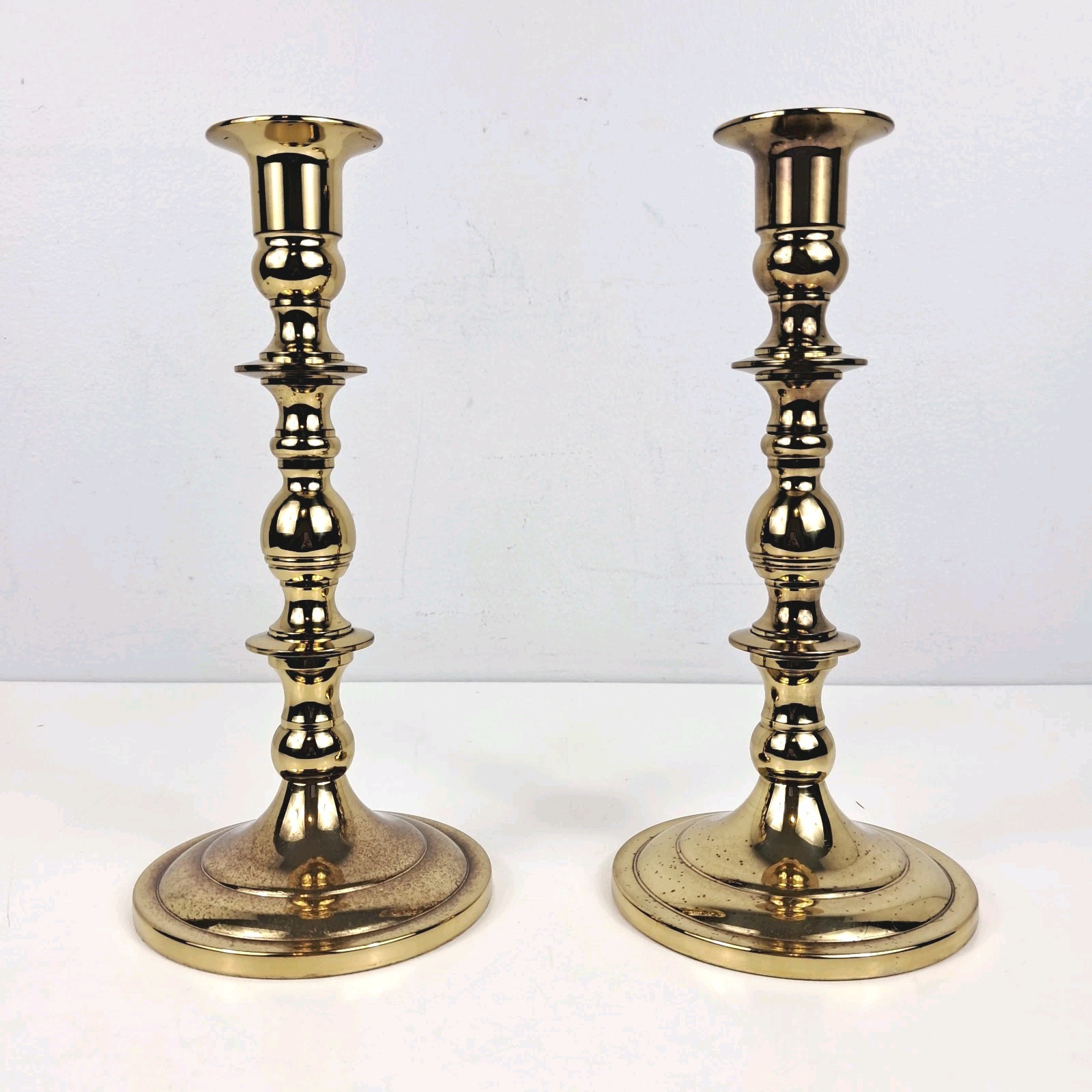 Vintage Baldwin Brass Candlesticks 9\