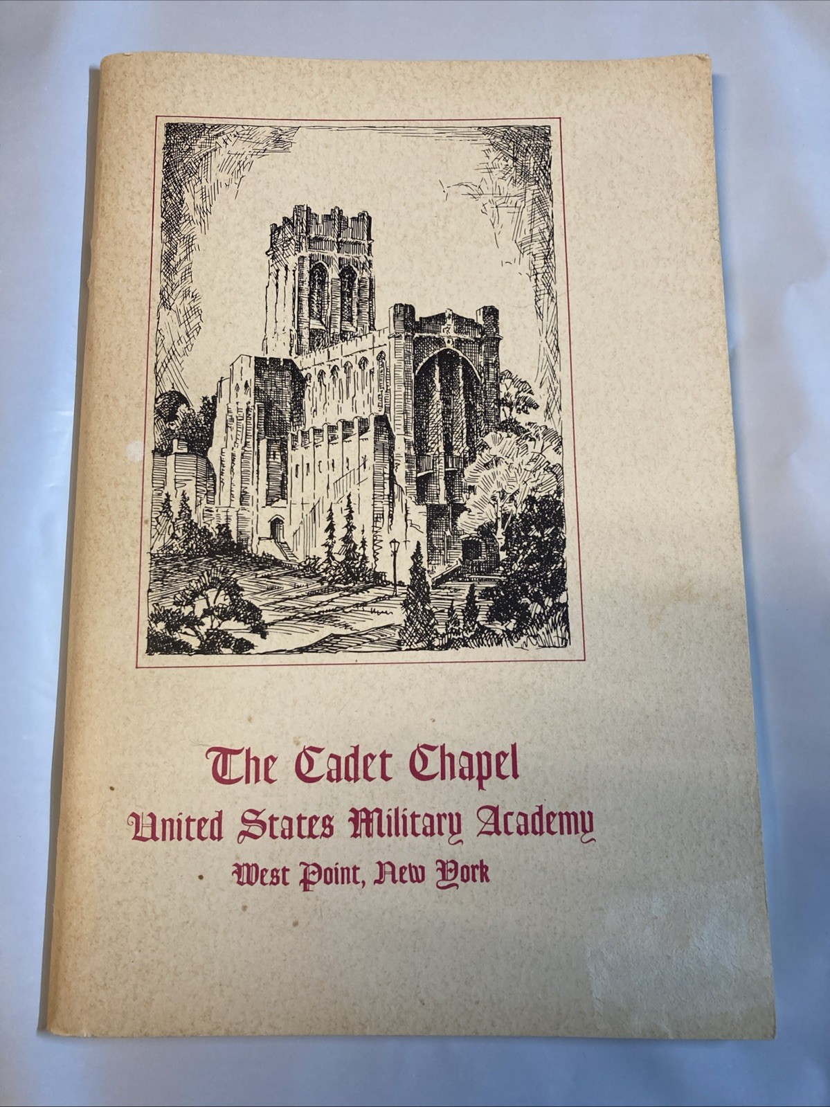Booklet West Poin Cadet Chapel U S Military Academy NY 1965 3rd Edition G Pappas Booklet West Poin Cadet Chapel U S Military Academy NY 1965 3rd Edition G Pappas