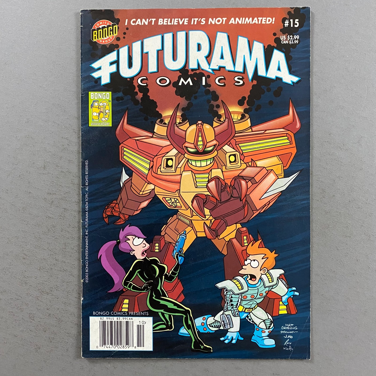 FUTURAMA COMICS 15 NEWSSTAND (2003, BONGO COMICS) FUTURAMA COMICS 15 NEWSSTAND (2003, BONGO COMICS)