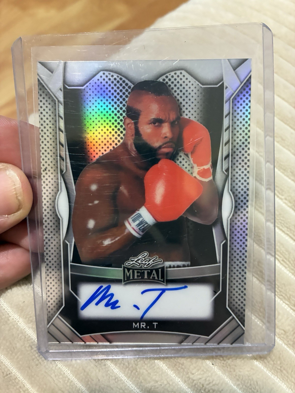 2026 leaf pop century Metal mr t Signed Auto Card #20/25 Clubber Rocky A Team 2026 leaf pop century Metal mr t Signed Auto Card #20/25 Clubber Rocky A Team