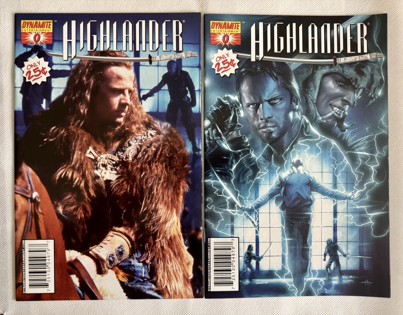Highlander #0 1ST App In Comics DellOtto & Photo Variant Henry Cavill 2006 Highlander #0 1ST App In Comics DellOtto & Photo Variant Henry Cavill 2006