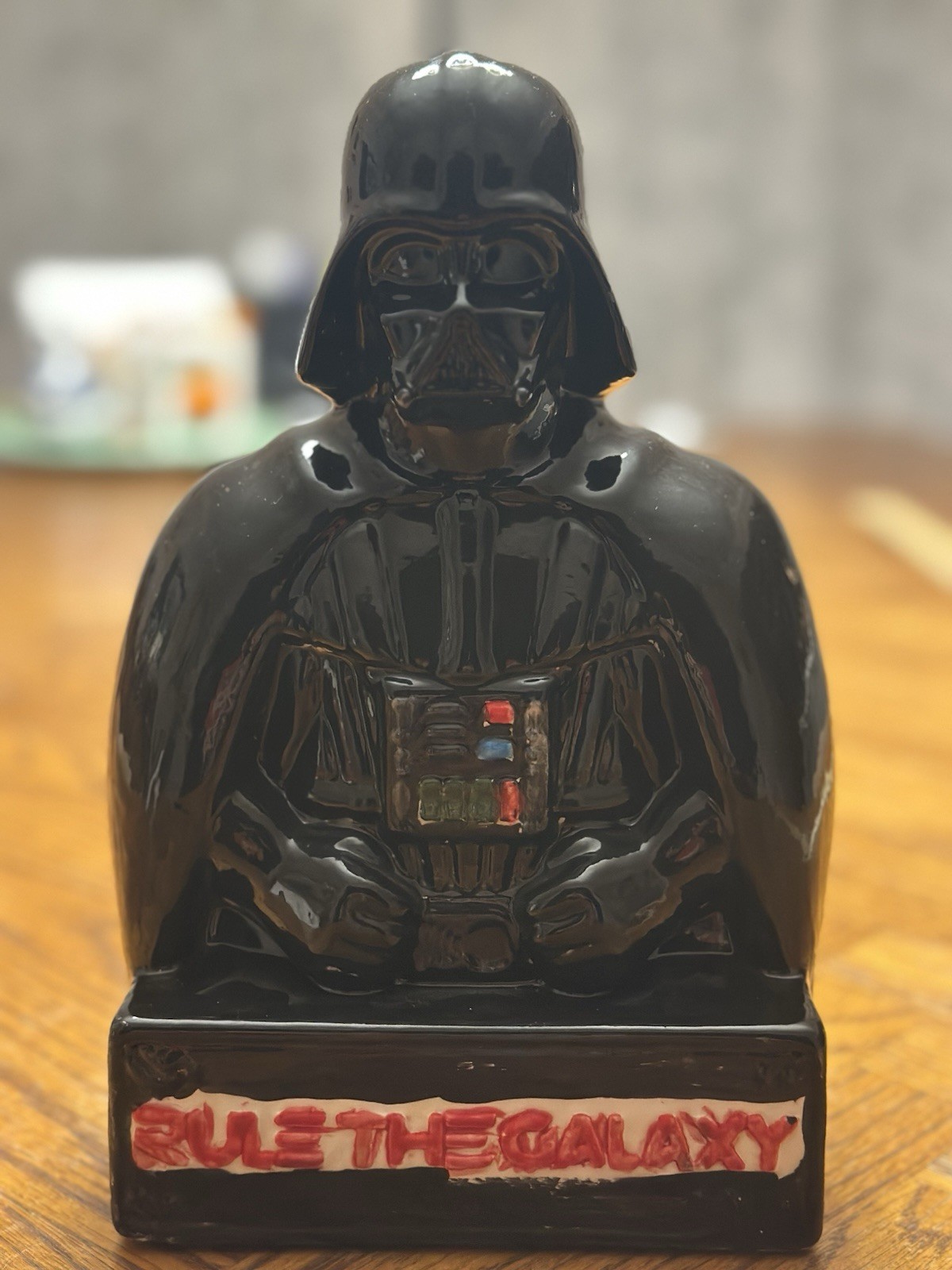Vintage 1980’s Star Wars Lucasfilm Darth Vader Porcelain Bank Unique Rare