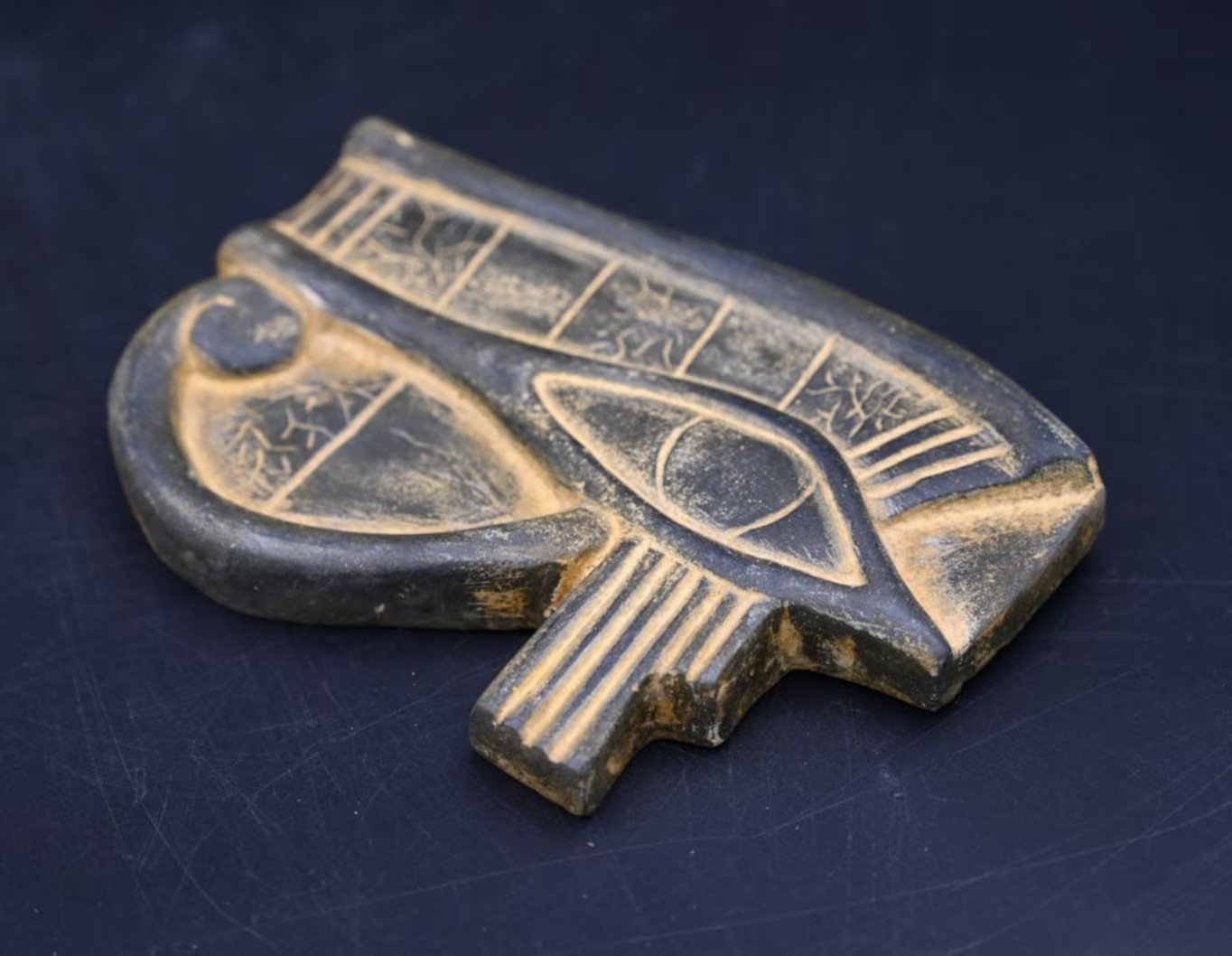 Authentic Ancient Egyptian Antiquities Stone Eye of Horus Statue Egyptian BC