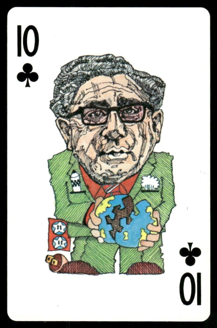 Henry Kissinger 1980 Politicard Politics Card (NM)