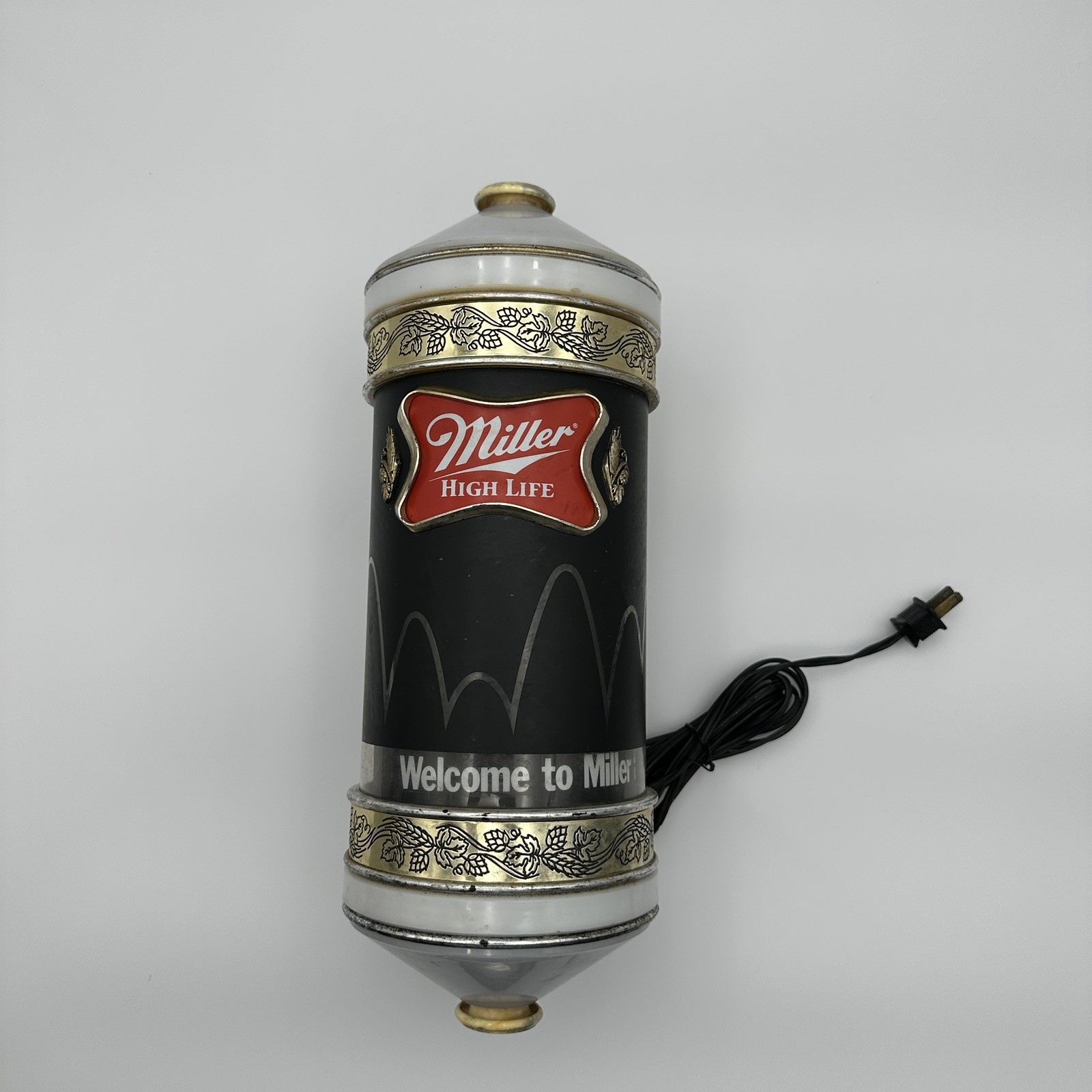 Vintage Miller High Life Rotating bouncing ball Sign-- works great Vintage Miller High Life Rotating bouncing ball Sign-- works great